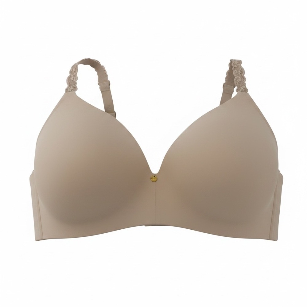 Natori Beyond Underwire Bra 723321 Beige Nude Lace Trim Straps 34G US